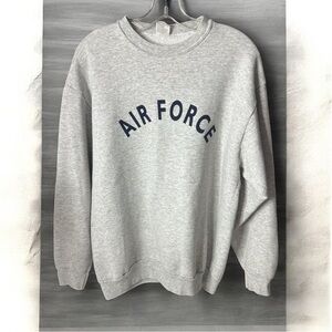 Vintage Air Force Gray Men's Sweatshirt Made In USA